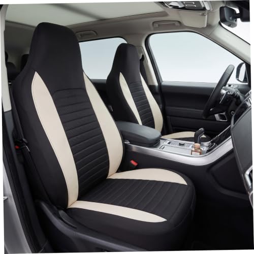 Fundas de asiento de coche de cobertura total para renovar asientos delanteros desgastados 4