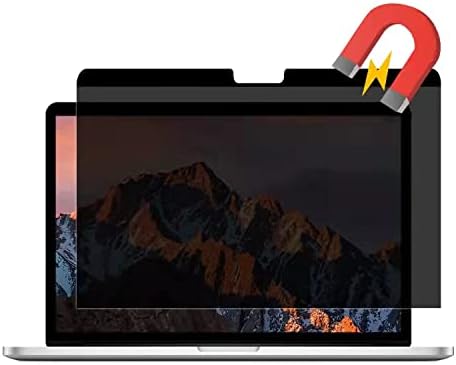 [Upgrade Version]Easy On/Off Ultra Slim Magnetic Privacy Screen Protectors Filter for 13'' Macbook Pro Retina 2012-2015 Model(Macbook Model :A1502 and A1425)