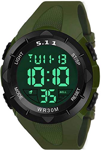 CHEETAH Digital Sports Strap Dial Color Green Lights Color Green Waterproof Watch for Boys Mens (B08YXM2RDZ) Amazon Price History, Amazon Price Tracker