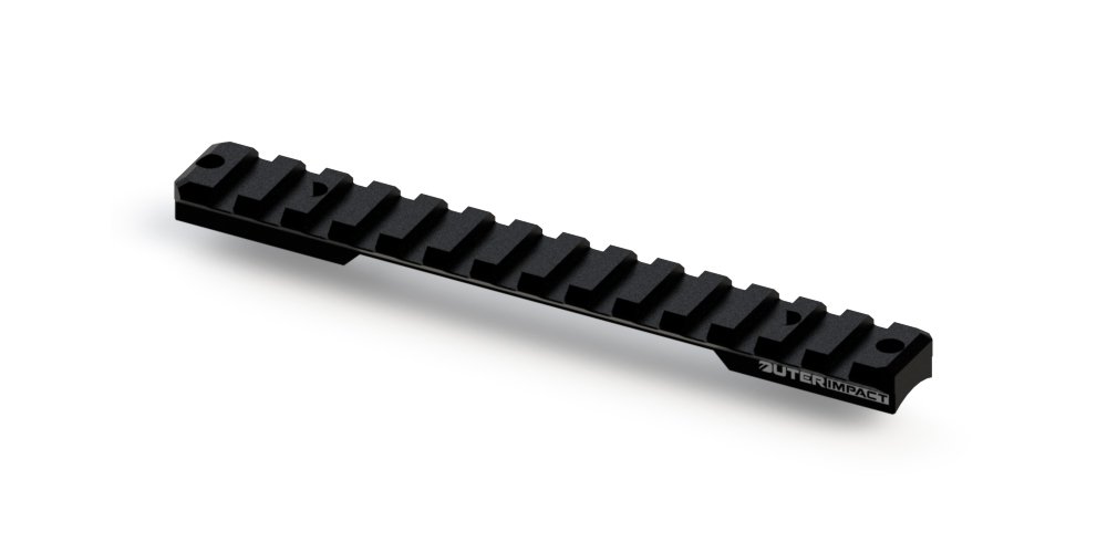 Outerimpact Savage AccuTrigger (Rounded Receiver) Short Action Picatinny Scope Base with 20 MOA