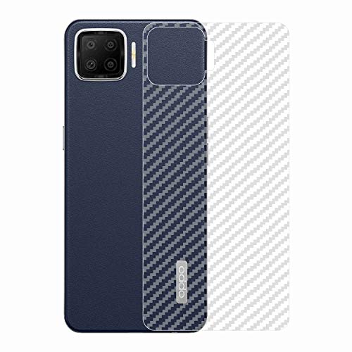Image of Compatible with Oppo F17 Back Screen Protective Film Carbon Fiber Skin Transparent Screen Guard Sticker
