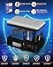 Vestwoods 48V 100Ah Power Wall Lithium Battery, Canbus 5120Wh 16-Cells 100A BMS LiFePO4 Battery, 10 Years 15000 Cycles, IP65 Outdoor Mounted for Solar System, Off-gird Energy Storage, RV & Marine