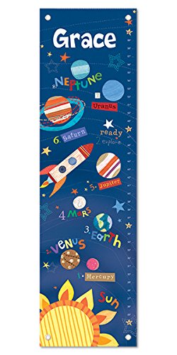 Personalized Growth Chart for Kids, Outer Space - I See