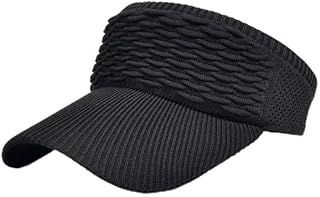 قبعه رياضيه للوقايه من الشمس، اسود، حجم كبير، للنساء