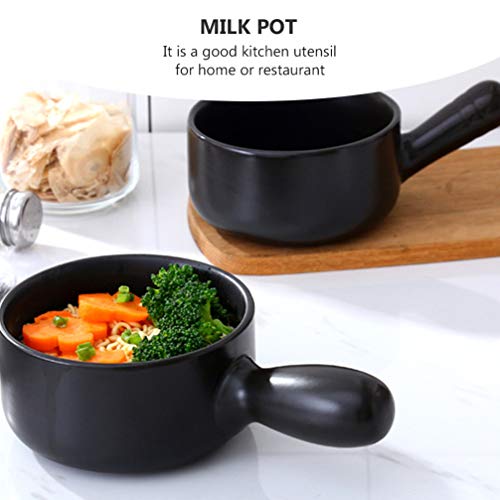 Panela de leite esmaltada HEMOTON para leite e manteiga, panela de sopa, panela de sopa, panela de l