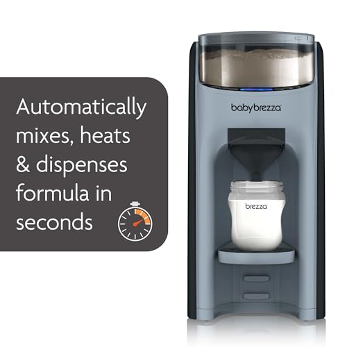 Baby Brezza Formula Pro Advanced Formula Dispenser Machine - Automatically Mix a Warm Formula Bottle Instantly - Easily Make Bottle with Automatic Powder Blending, Slate - Thumbnail 2