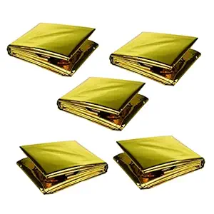 UJEAVETTE  Foldable Outdoor Blanket Shelter First Aid Reflective for Aureate 130Cmx210Cm