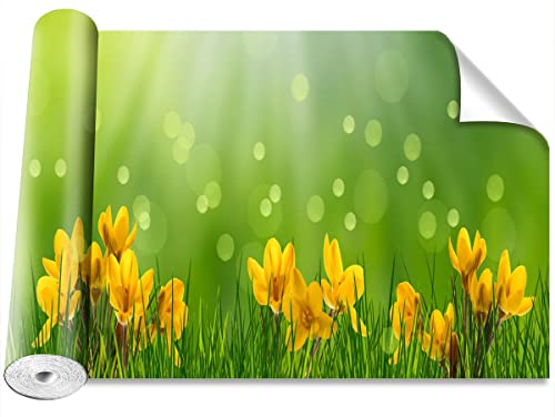 Protection murale papier peint camouflage crocus moderne 208x146 - 2