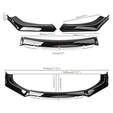 Front Bumper Splitter for Audi A5 B8.5 Sline S5 2 Door 4 Door 2012-2026 Front Bumper Spoiler Protector Splitter Body Kit Spoiler Guard Accessories,A/black Blue - Image 2