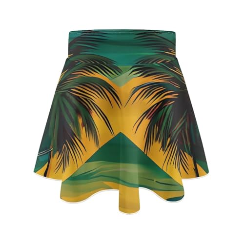 Yzaoxia Girls Skorts High Waisted Summer Mini Skirt Flowy A Line Athletic Skort Skater Skirts with Shorts Underneath 5-14Y