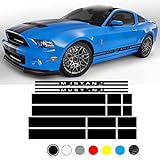 vinilos ford mustang 3. El automóvil no se cae, no tiene burbujas, es fácil de limpiar, resistente a la suciedad, decora su automóvil y protege su automóvil al mismo tiempo.