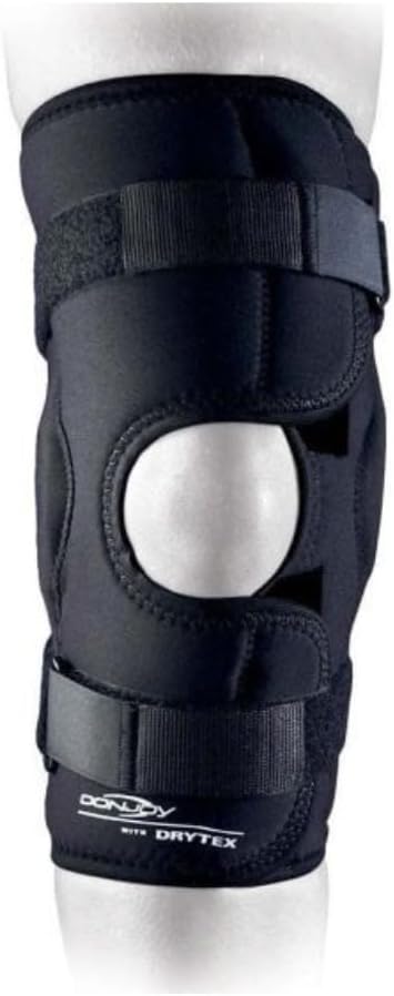 DonJoy Drytex Sport Hinged Knee Wraparound, Adjustable Fit with Durable Bilateral Hinges - Small