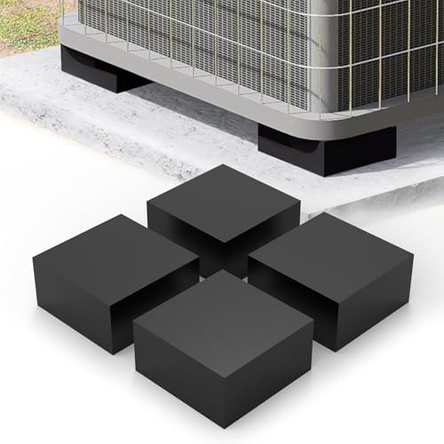 Arandelas vibratorias lavadora compresor HVAC soporte antideslizante 4 piezas 3
