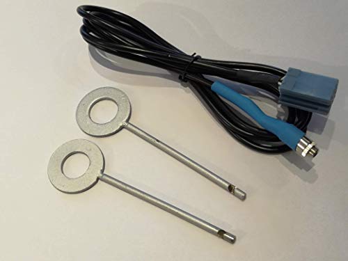 Cavo con jack femmina installabile a pannello, utilizzabile per collegare qualsiasi lettore MP3 e qualsiasi dispositivo con presa per le cuffie da 3.5mm , come il lettore MP3 / Cellulare / Console (necessita cavo jack-jack maschio non fornito)