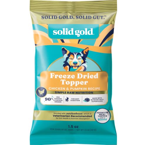 Solid Gold Freeze Dried Dog Food Topper & Treats Chicken