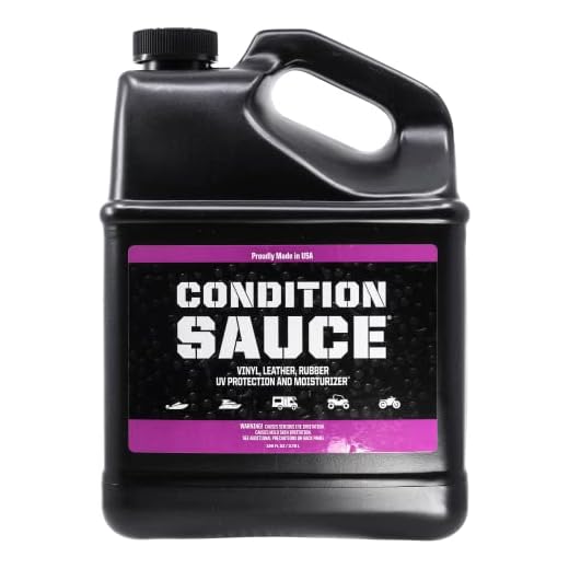 Bling Sauce Condition Sauce Premium Boat Interior Moisturizer and UV Protectant,1 Gallon