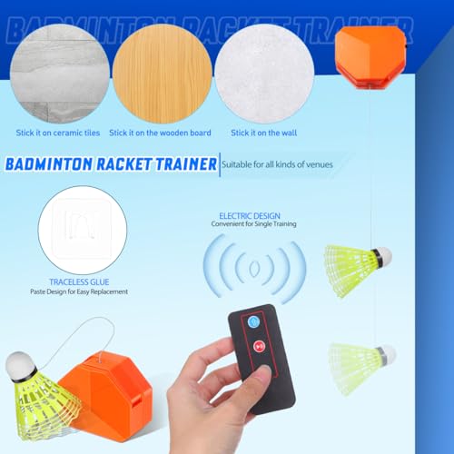 Outil d'auto-entraînement de badminton pour progresser seul à la maison facilement - 5