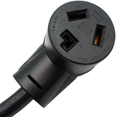 Parkworld 60097 Generator Adapter Cord NEMA L5-30 Plug Male to Dryer 10-30 Receptacle Female (Output 125V)