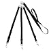 3 in 1 Dog Leashes for Multiple Dogs - Sanwo Adjustable Detachable Nylon Dog Leash with Padded Handle (Black)
