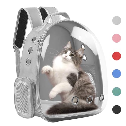 Bolsa De Transporte Ventilado Conveniente Para Passeios Acrílico Visão Panorâmica Mochila Pet Cachor