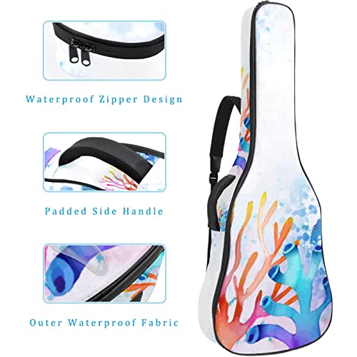 Étui de protection rembourré pour guitare classique et acoustique Motif panda dessiné à la main, Multicolore 09, 42.9×16… - Les Beatles, Paul McCartney, John Lennon, RIngo Starr, George Harrison Étui de protection rembourré pour guitare classique et acoustique Motif panda dessiné à la main, Multicolore 09, 42.9x16… – Image 5