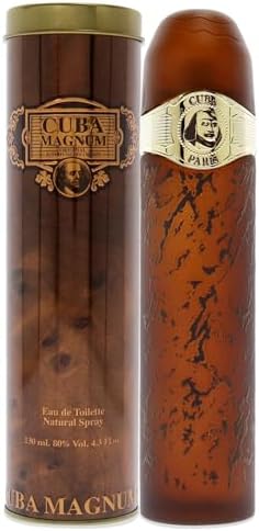 Cuba Magnum Gold By Cuba For Men, Eau De Toilette Spray, 4.3-Ounce Bottle