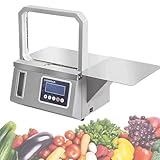Automatic Bundling Machine,Packaging Machine,Equipped with 12mm Width Strapping Tape and Built-in Counter for Supermarkets,Fresh Produce Stores,and Clean Vegetable Processing Facilities S(8.7x6.7in)