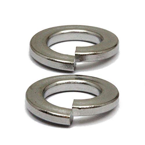 MonsterBolts - M8 Split Lock Washer, DIN 175B, Stainless Steel, 10 Pack