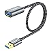 SUNGUY Cavo Prolunga USB 3.0, 0.5M Maschio A Femmina A 5Gbps Cavo Estensione USB Trasferimento Dati e Ricarica per Chiavetta USB,Hub USB,Disco Rigido，Esterno,Tastiera,Mouse,Stampante,Gamepad-Grigio