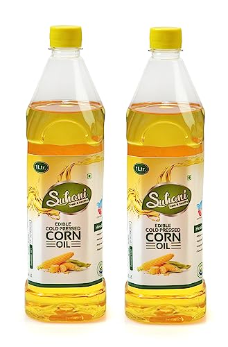 Image of Organic Corn Oil (2 Liter) Cold Pressed /Wood Pressed Oil | Corn /Makkai Kachi Ghani Ka Tel By (Suhani) Eywa