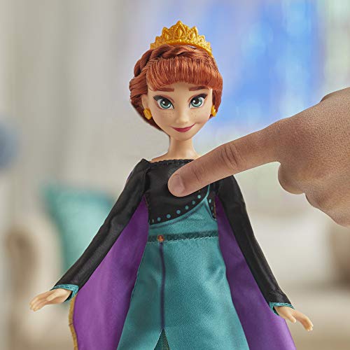 Disney Frozen Musical Adventure Muñeca Anna Que Canta la canción “Some Things Never Change” de la Segunda película, Juguete Anna para niños