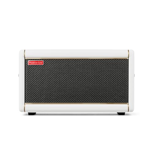 Image of Positive Grid Spark 2 50W Smart Guitar Practice Amp & Bluetooth Speaker with Built-in Looper, AI Features & Smart App for Electric, Acoustic, & Bass Guitar - Pearl