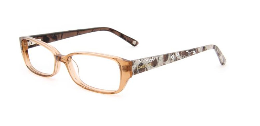 Bebe Fancy BB 5048 Color 210 Topaz Crystal Optical Frame