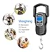 75Kg/165Lb Digital Luggage Scale for Travel, Fishing Weight Scale Unit with 1.5M Measuring Tape, Suitcase Weight Unit Can Switch Kg/Lb/Jin/Oz 4 Units, with Hook, Battery Included