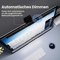 Quntis Computer Monitor Lampe 41cm Light Bar Fernbedienung Touch Control – Ansicht 6