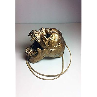 Aztec Death Whistle - Golden Skull
