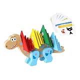 Oshhni Enfants mathématiques Jouet trouver la Loi Jouet de Dinosaure Jouets éducatifs précoces motricité Fine Jeu de cognition Jouet