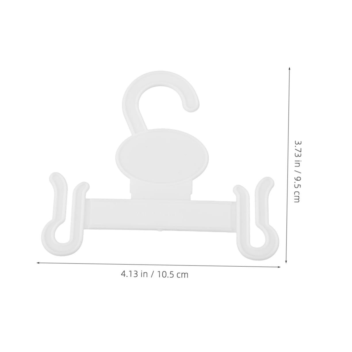 GLEAVI 10pcs Plastic Slipper Hook Non Slip Hangers for Multiple Hooks for Closet Saving Hangers Shoe Display
