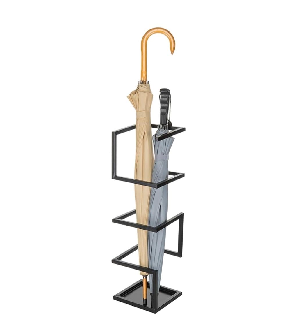 Porte-parapluie maison en acier pour garder le couloir propre et sec