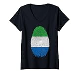 Photo Gallery donna sierra leone flag fingerprint gift for sierra leoneans maglietta con collo a v Photo Gallery donna sierra leone flag fingerprint gift for sierra leoneans maglietta con collo a v