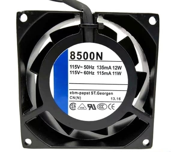 Ventilateur de refroidissement 8500N 115V axial 8cm AC pour armoire industrielle