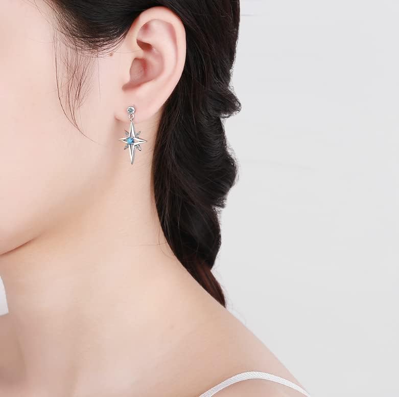 Miniatura 6 de Aretes de tuerca para mujer, con circonita cúbica, margaritas, 925 libras, con girasol, de bajo alergénico, para mujer