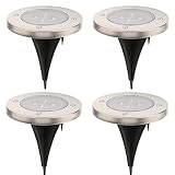 Jaketen Solar Garden Lights Outdoor Waterproof Garden Landscape Spike Lighting LED Solar Path Lights