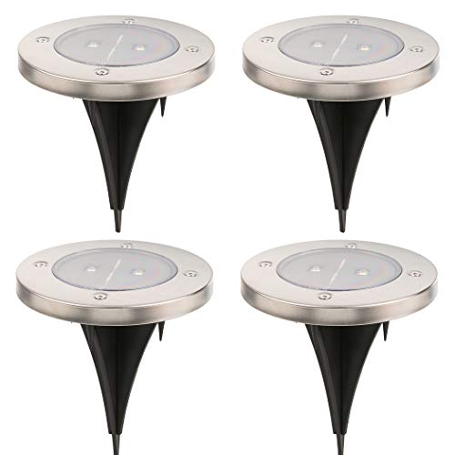 Jaketen Solar Garden Lights Outdoor Waterproof Garden Landscape Spike Lighting Led Solar Path Lights (4 Pack) #TOP11