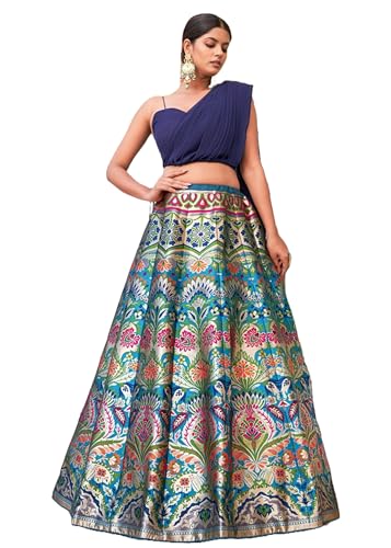 Lehenga 12238 pour un mariage inoubliable en soie et Zari