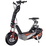 HEZZO® 10000W Electric Scooter Adults - 56MPH/75Mi Range, 16' Off-Road Tires, Revolutionary Motor Technology - Foldable Hydraulic Brakes & Dual Suspension - All-Terrain Dominator