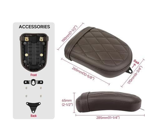 Cojín pasajero Rebel CMX 500 y CMX 300 2017-2025 asiento trasero de reemplazo 2