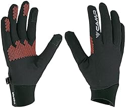 CAMP - G Air Light - XXL - Negro/Naranja Oscuro: Guante minimalista, muy ligero y transpirable Impresiones Grip’R de silicona en la parte superior de la palma y en los dedos para un agarre óptimo Confección adherente que garantiza la máxima sensibilidad y precisión Dedos con confección «Roll Finger...