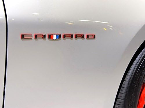 Miniatura 2 de Yoaoo Paquete de 2 emblemas de letra de línea roja OEM 3D compatibles con Zl1 1LE Rs Ss Zl1 Z28 Redline