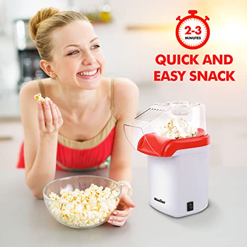Mueller Ultra Pop, Hot Air Popcorn Popper, Electric Pop Corn Maker, Healthy And Quick Snack, No Oil Needed With Measuring/Butter Cup #TOP1